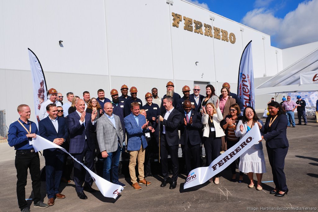 Ferrero opens $214 million candy factory in Bloomington - Chicago Business  Journal