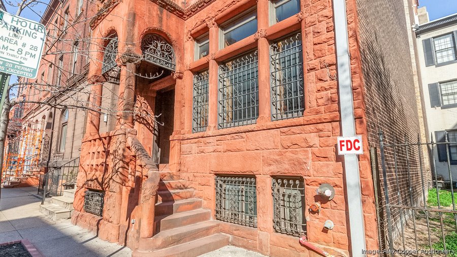 Rowhouse mansion in Baltimore's Mount Vernon heads to auction