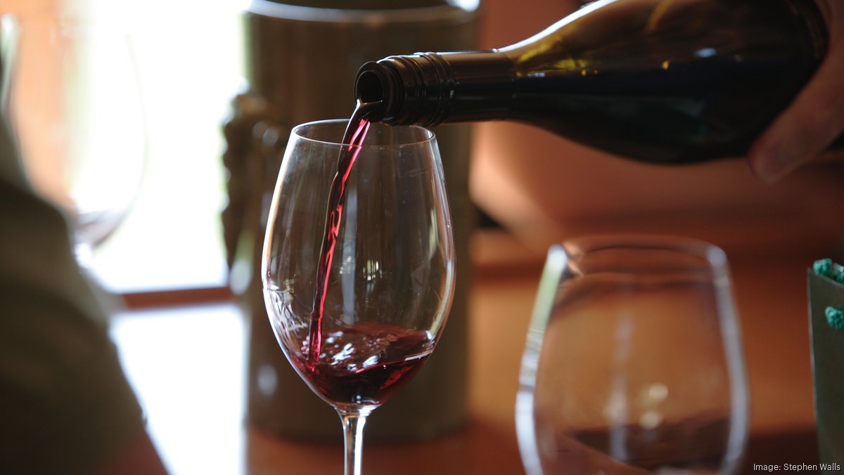 Oregon wine tasting room sales stall Portland Business Journal