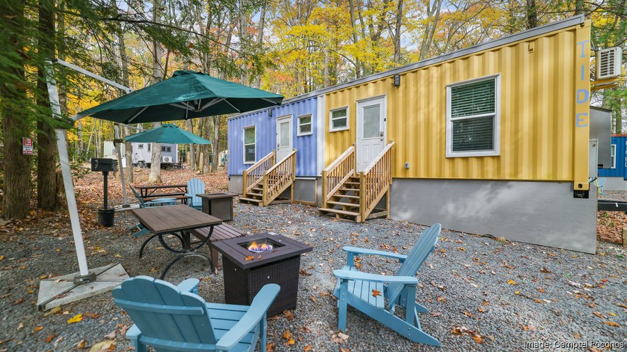 Camptel Poconos glamping resort up for sale for 7M Philadelphia