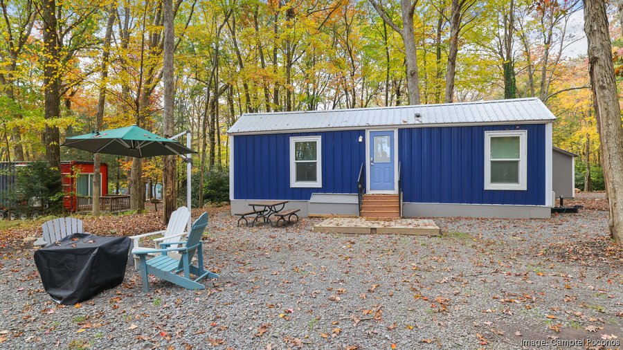 Camptel Poconos glamping resort up for sale for 7M Philadelphia