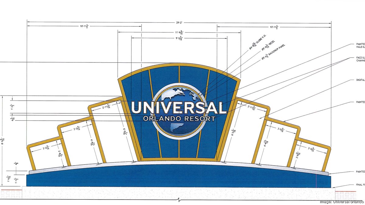 Universal Studios Orlando unveils high-tech signage - Orlando Business ...