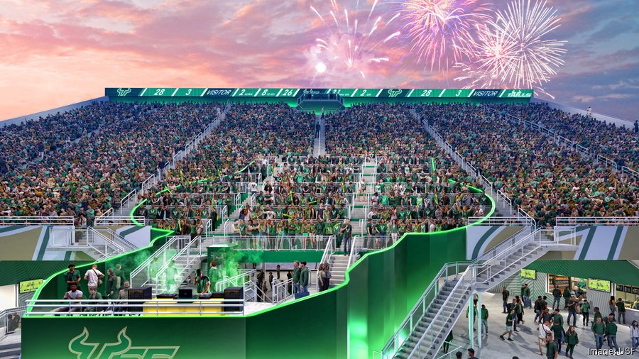 A rendering shows the student section closeup.