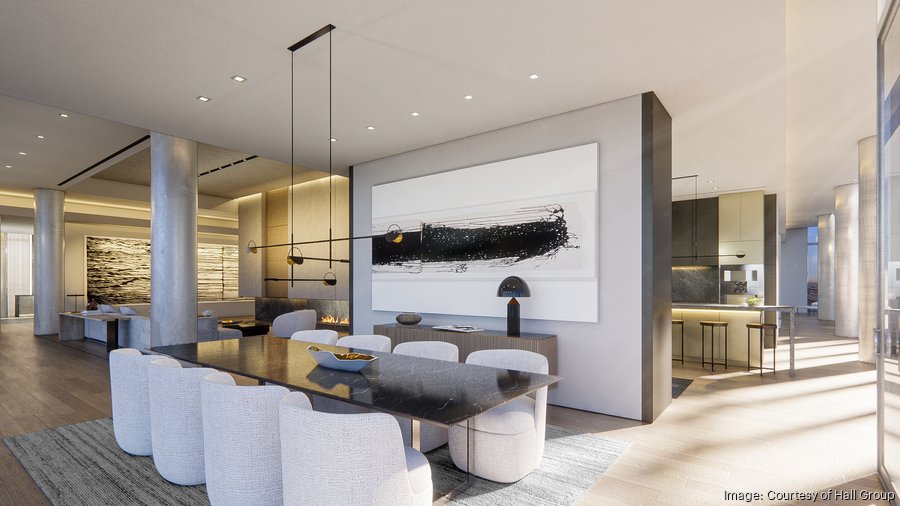 Beautiful view of Luxury Penthouse Condo With Private Art Gallery