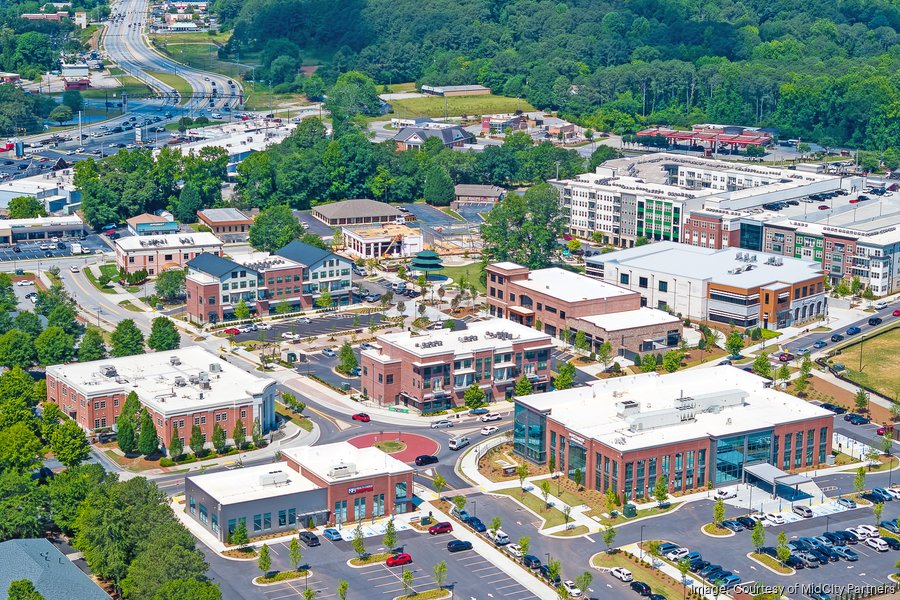 Snellville’s The Grove is near completion, transforming the suburban downtown into a modern, walkable district