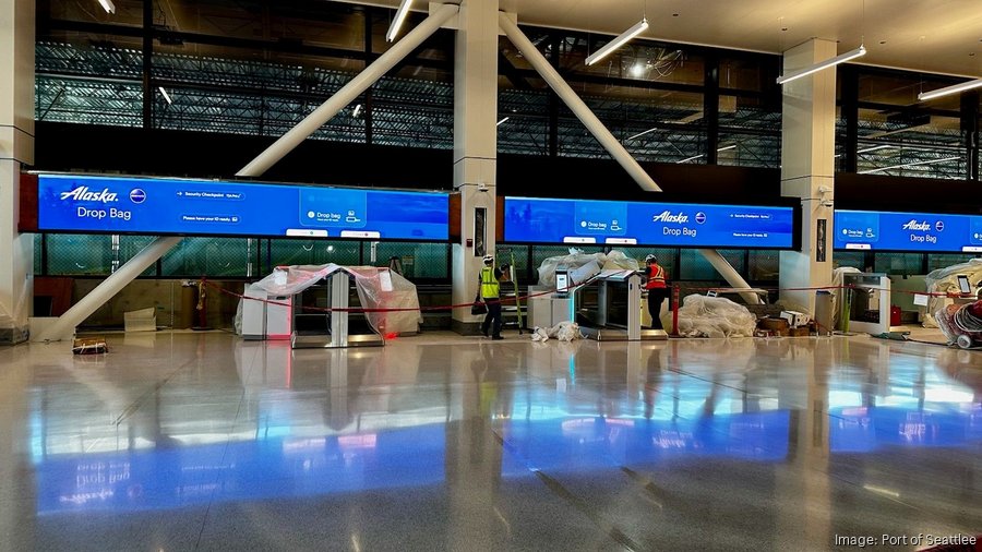 New Alaska Airlines ticketing area opens at Sea-Tac Airport
