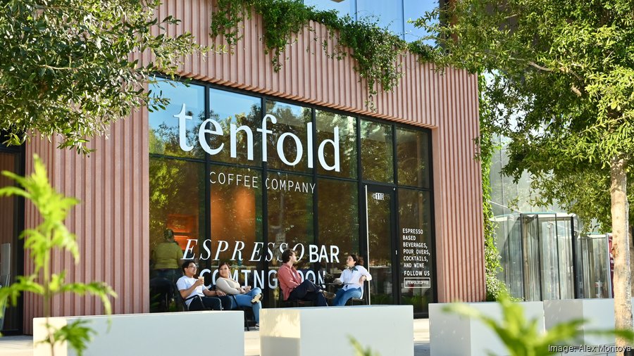 LindaWorks フロートロンT カフェ Houston's Norton Rose Fulbright Tower adds Tenfold coffee shop