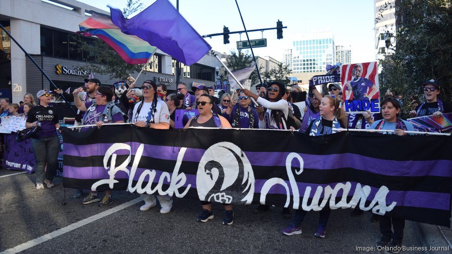 Orlando Pride hold parade NWSL Championship win Orlando Business Journal