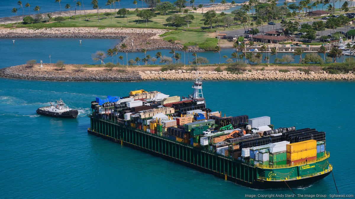 Lynden's newest barge for Hawaii routes adorned with artwork inspired ...