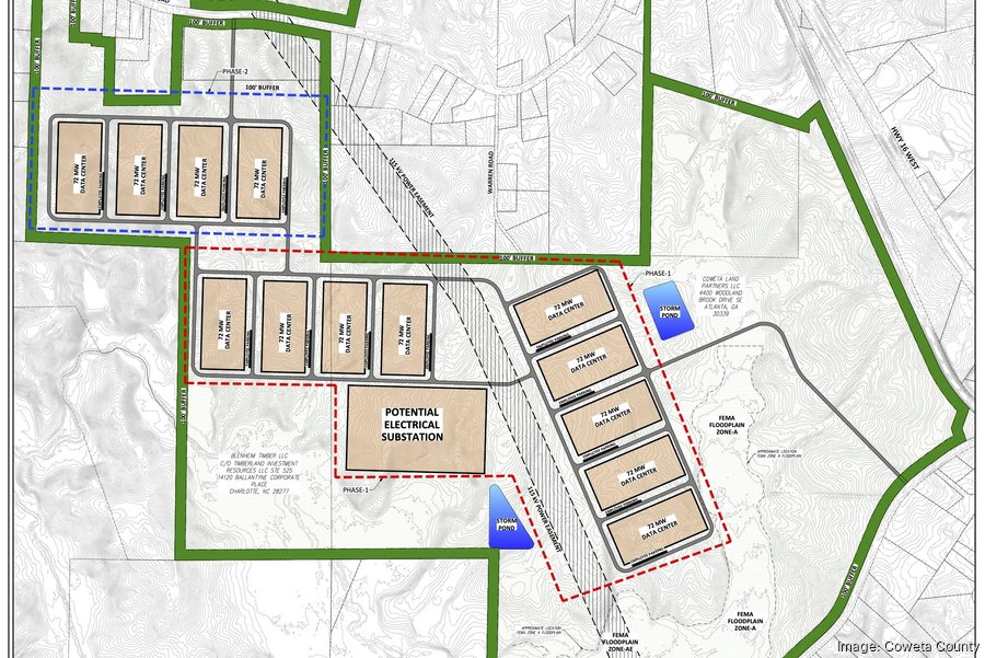 Large developer to buy proposed data center site in Coweta County