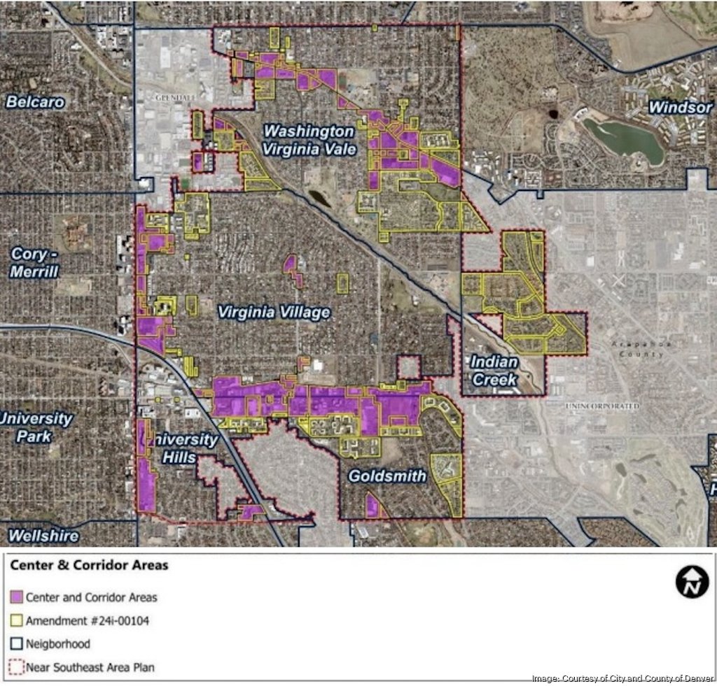 Urban Zoning Map Denver Neighborhoods Denver Approves Rezoning Along