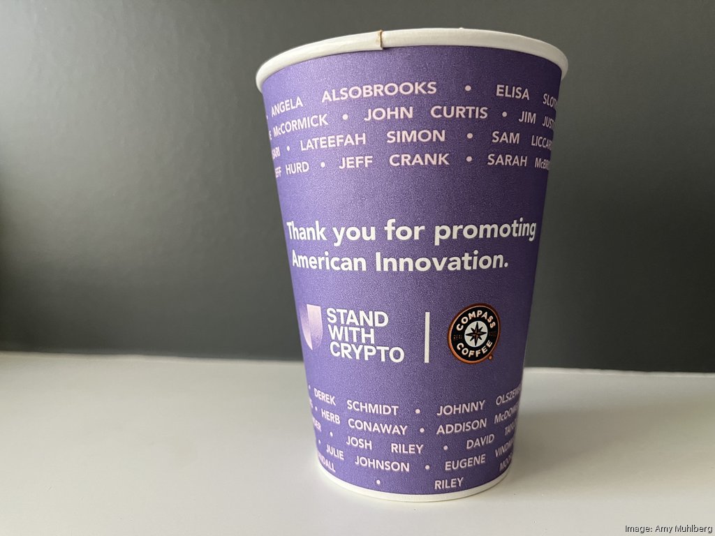 Compass Coffee teams with Stand With Crypto to tout digital currency -  Washington Business Journal