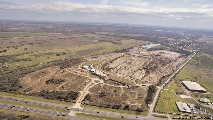 Progress at the site of the Austin Surf Park earlier this year. DAVE CREANEY