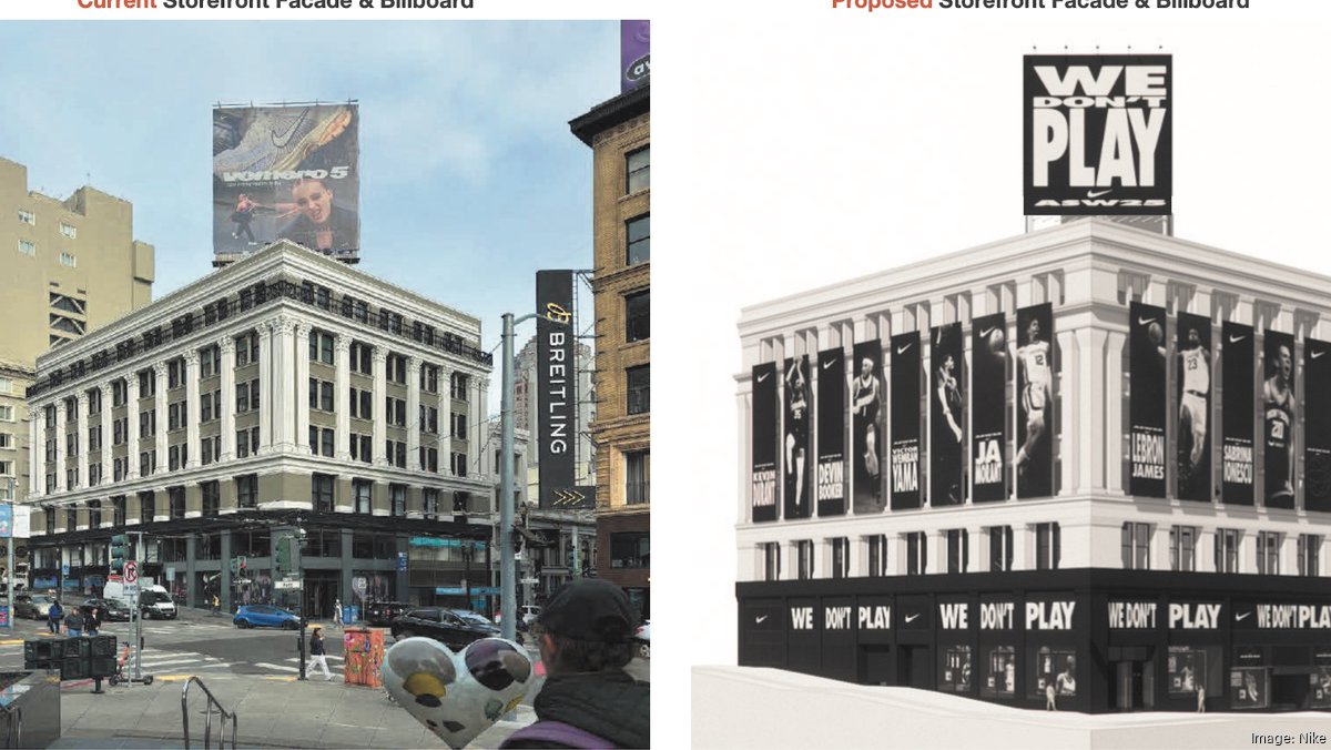 NBA All-Star game: Nike to wrap Union Square building in seven