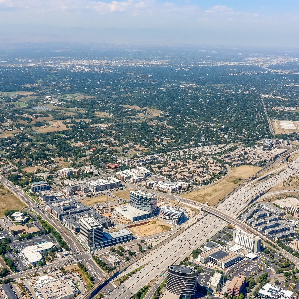 FLAT STATION inc Construction starts on apartment towers near Denver Tech