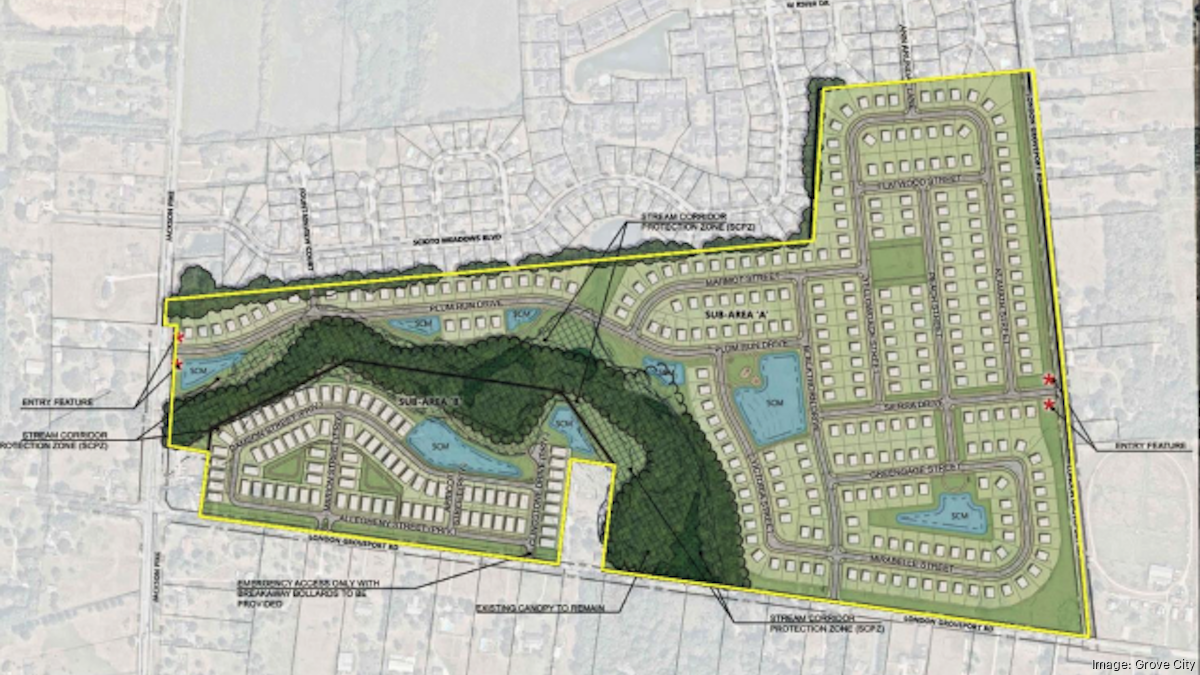 Texas developer plans to build 300-plus homes in Grove City