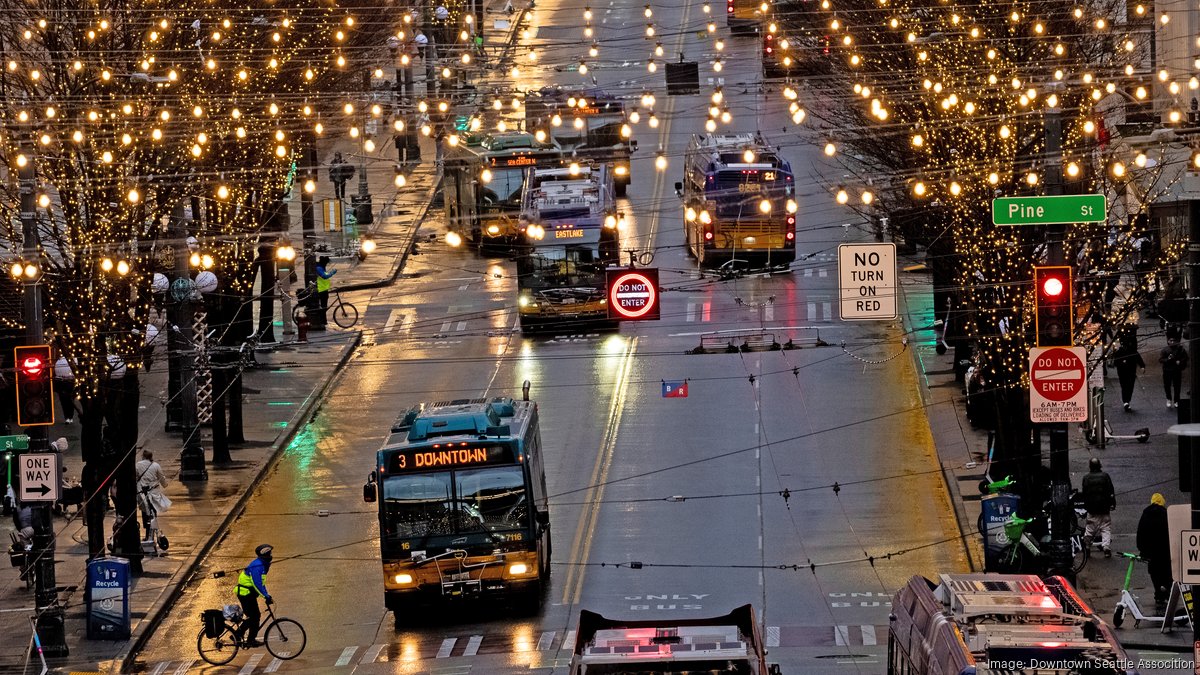 Lighting project brightens downtown Seattle block left mostly dormant by Amazon
