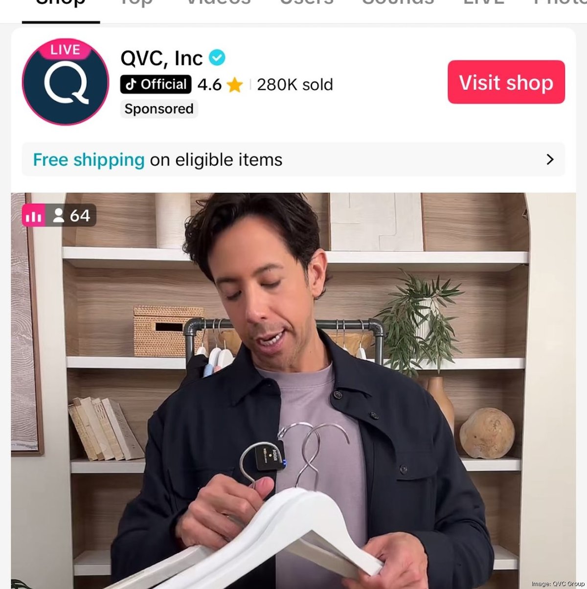 Animateur QVC sur TikTok Shop