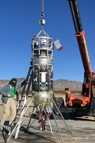 Astrobotic's Xodiac rocket crashes in the Mojave - Pittsburgh