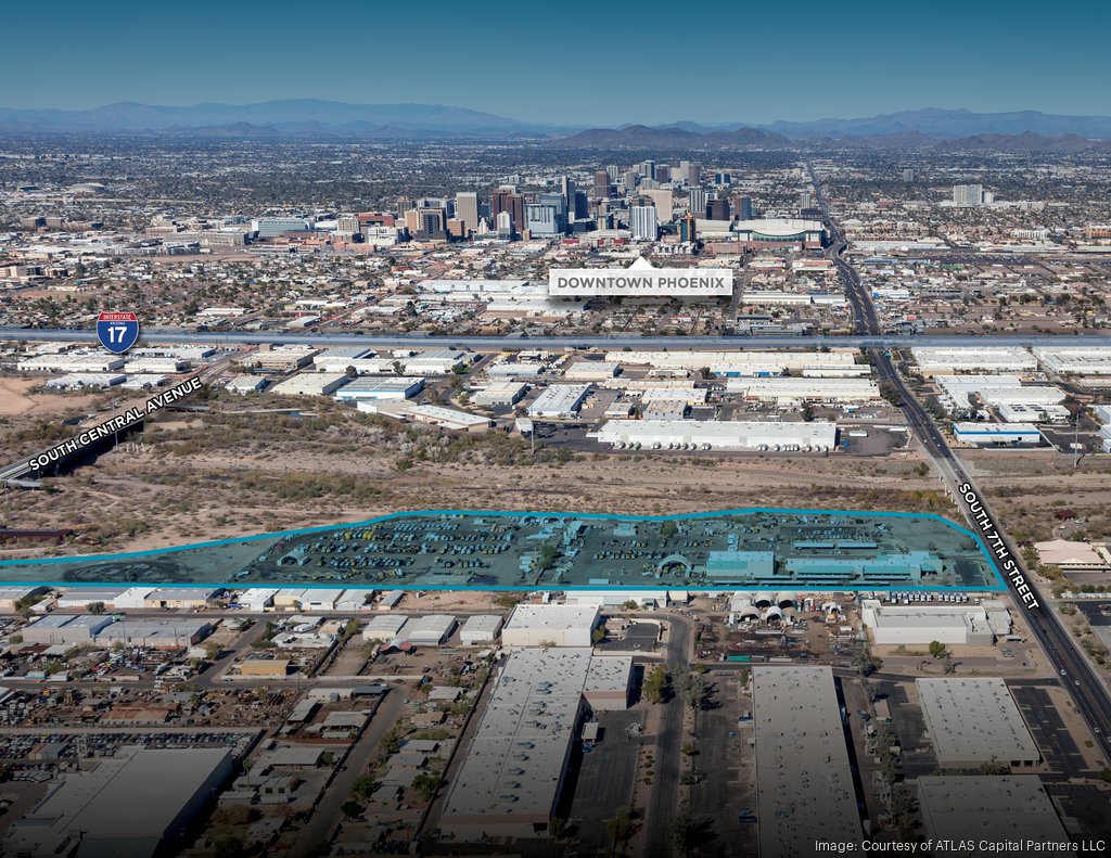Atlas Sky Harbor - Aerial Outline with Labels