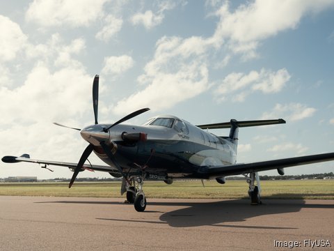 FlyUSA Pilatus PC-12 aircraft