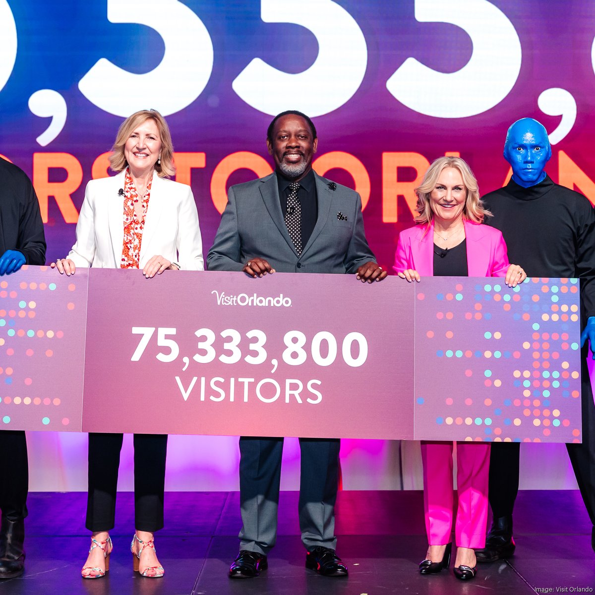 bizjournals.com - Sarah Kinbar - Orlando tourism hits 75.3M visitors in 2024, nearing pre-pandemic levels - Orlando Business Journal