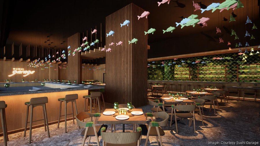 Sushi Garage at The Standard Midtown Miami Rendering