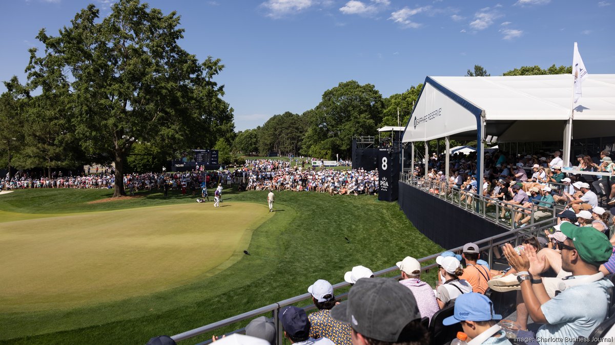 PGA Championship at Quail Hollow generated $192M for region, study finds - Charlotte Business Journal