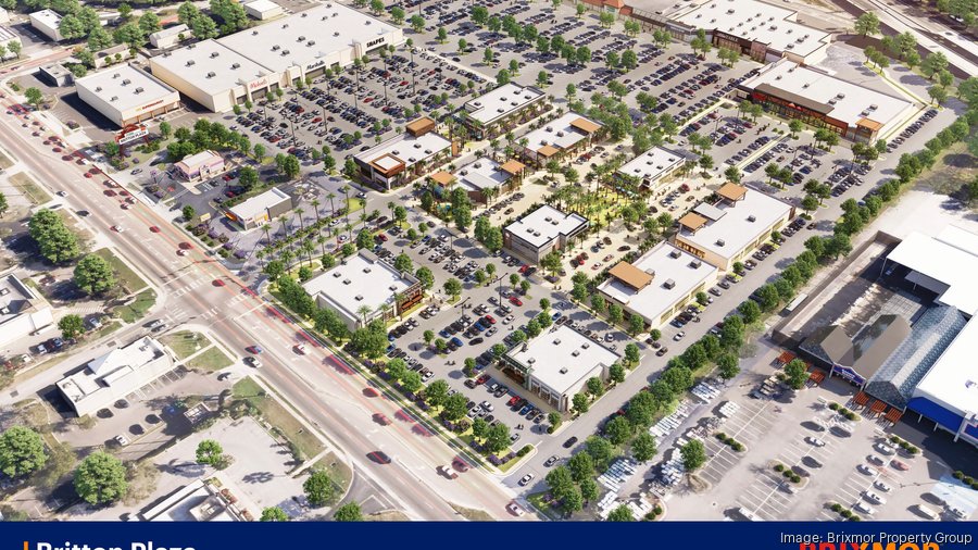 Britton Plaza redevelopment: Brixmor eyes lifestyle tenants - Tampa Bay ...