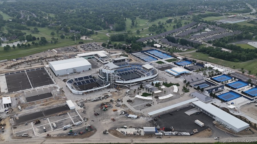Cincinnati Open Aerial View of campus