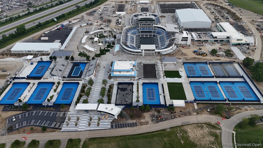 Cincinnati Open Aerial View from North