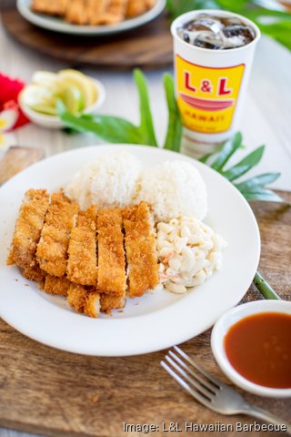 るなぴとハムカツLoveForeverぎゅっ( ´›ω‹｀)おしゃれぱーかーL Hawaii-based L&L Hawaiian Barbecue opens new location in New
