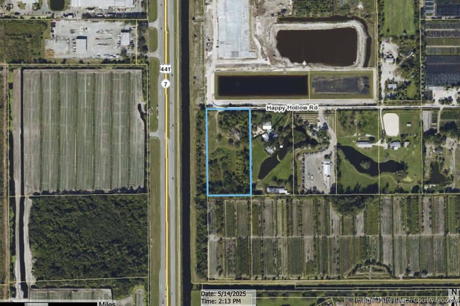 Warehouses proposed on Palm Beach County agricultural site