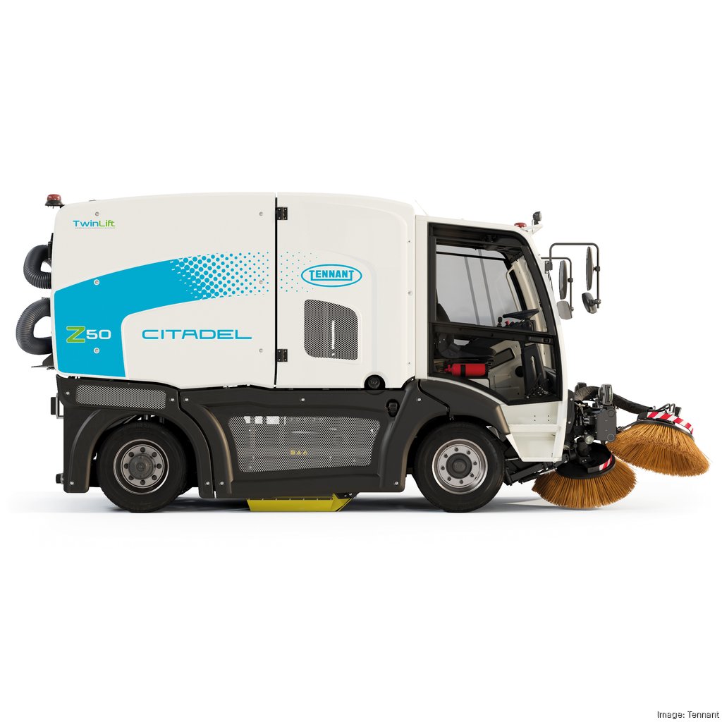 Tennant Co. launches Z50 Citadel outdoor sweeper truck