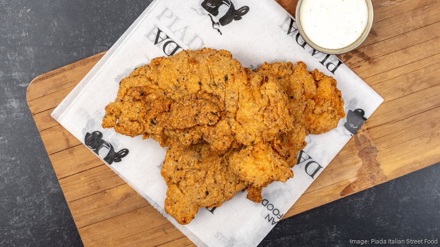 Piada Chain Piada Italian Street Food testing chicken fingers - Columbus Business First