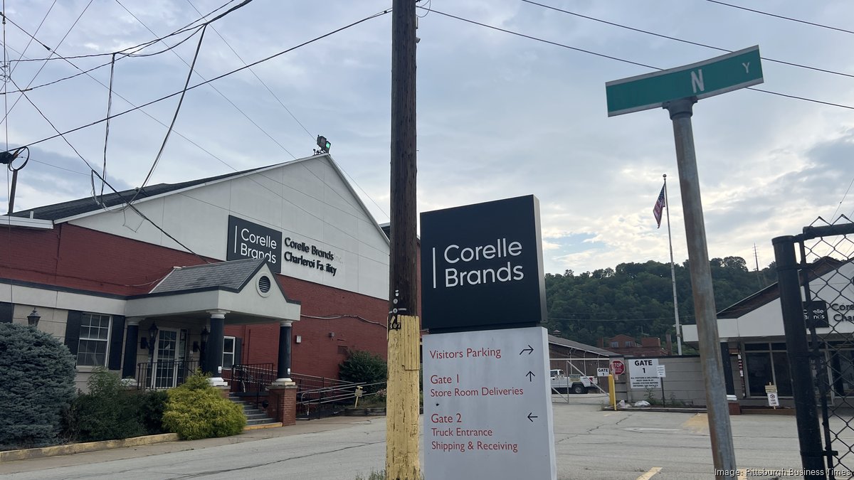 Former Corelle glass plant in Charleroi hits the market