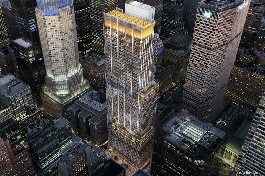 Construction begins on 343 Madison, 46-story office tower in Midtown Manhattan
