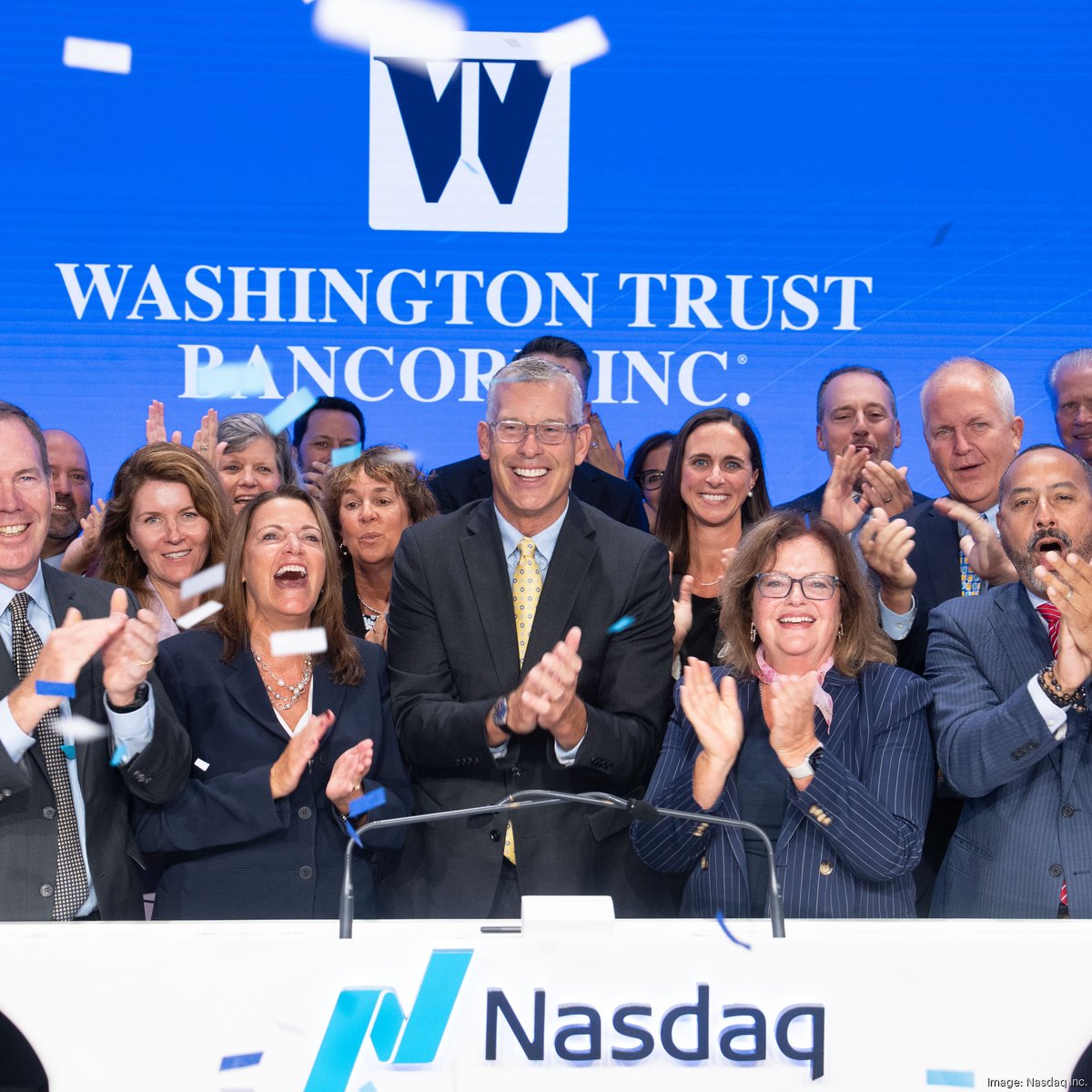 Washington Trust rings Nasdaq bell - Providence Business First