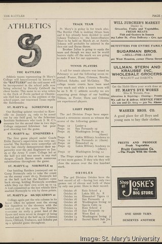 The Rattlers' mascot celebrates a century at St. Mary’s University ...