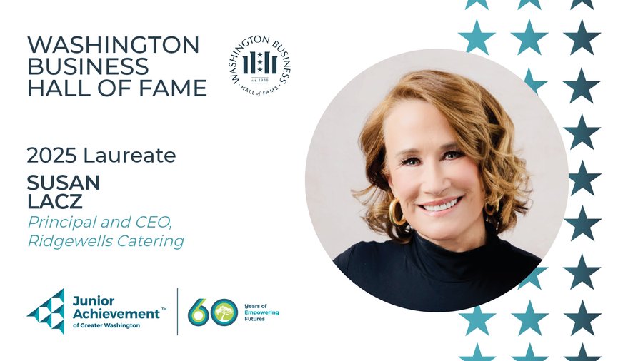 Washington Business Hall of Fame honors Ridgewells Catering CEO