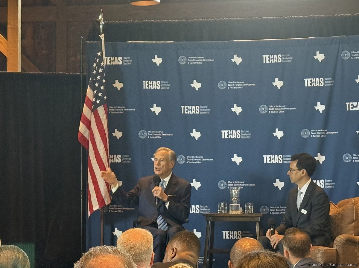 Greg Abbott hints at major AI developments coming to Texas - Dallas  Business Journal