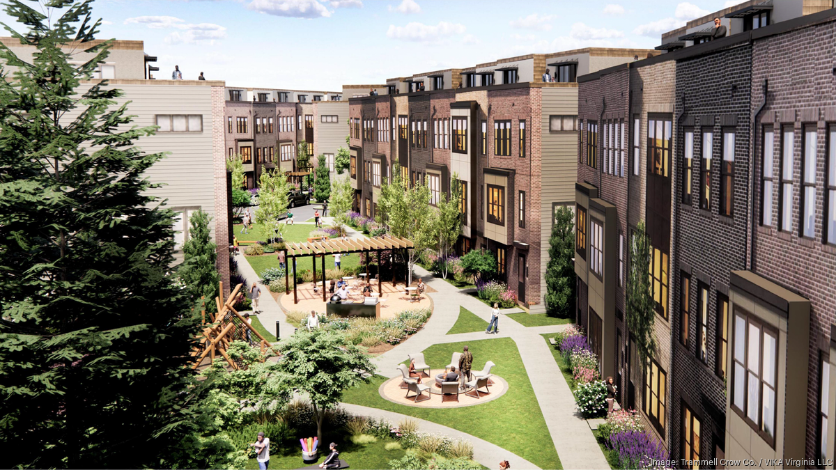 Trammell Crow Co. pitches office-to-townhouse redevelopment in Reston