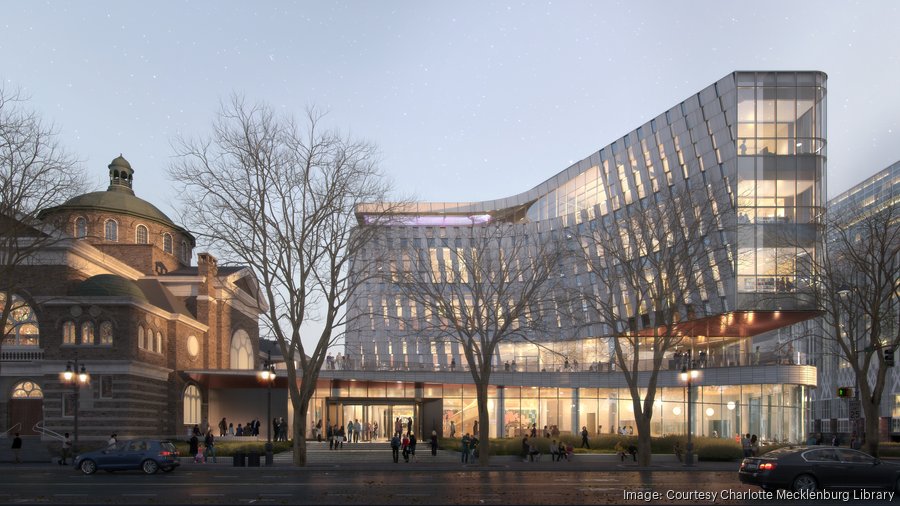 Tryon Library New $137M uptown library hits construction milestone (PHOTOS ...