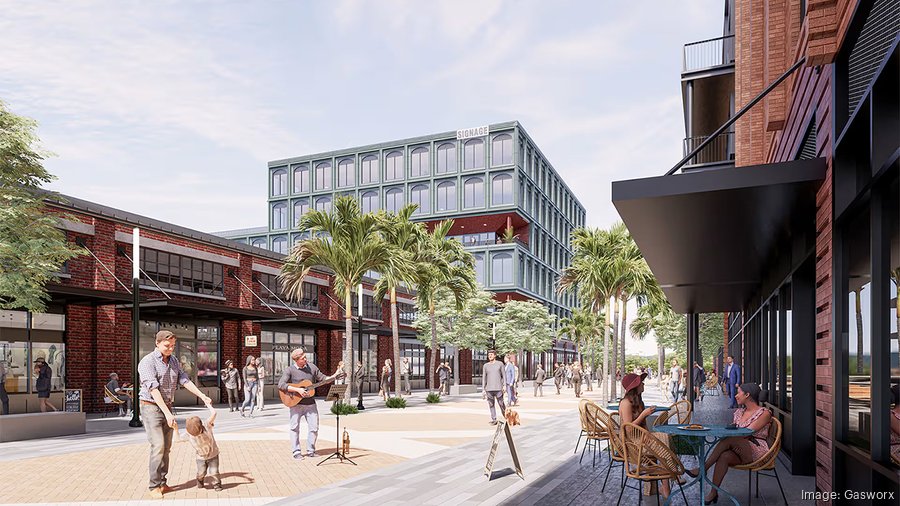 Gasworx mixed-use project advances with office building progress