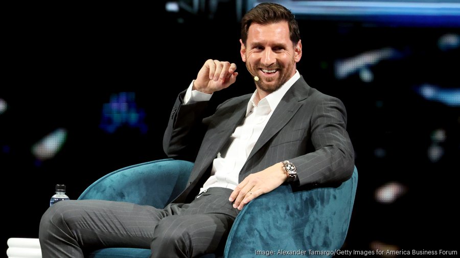 Stefano Domenicali, Gianni Infantino and Lionel Messi speak at America Business Forum - South Florida Business Journal