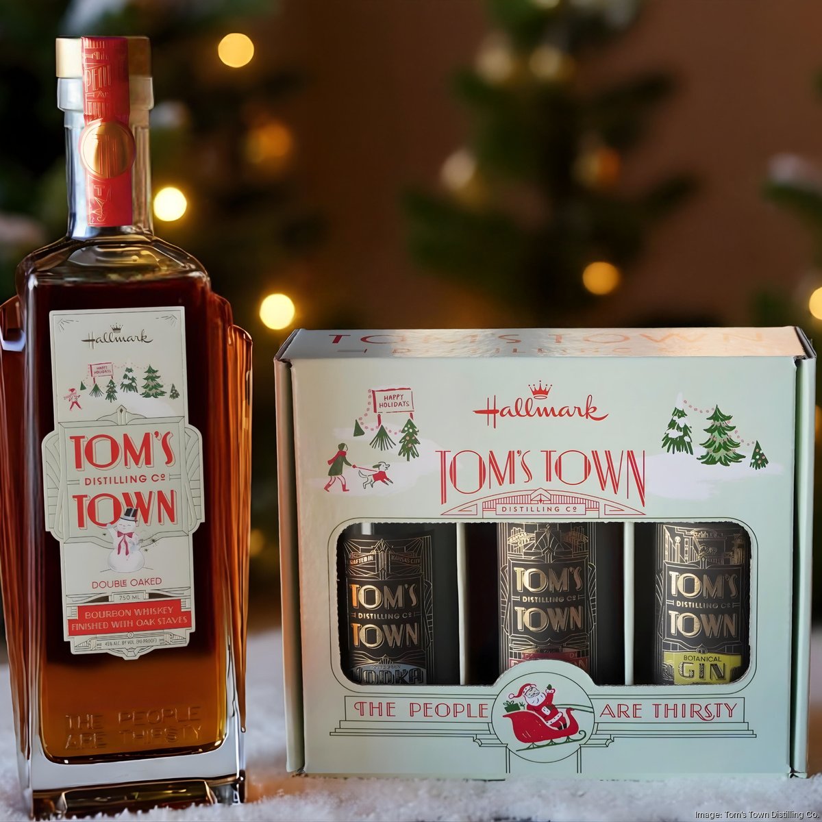 Tom's Town partners with Hallmark for limited-edition holiday