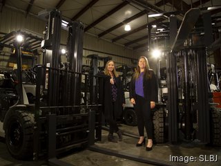 'Forklift Sisters' blaze a trail in the industrial machinery industry
