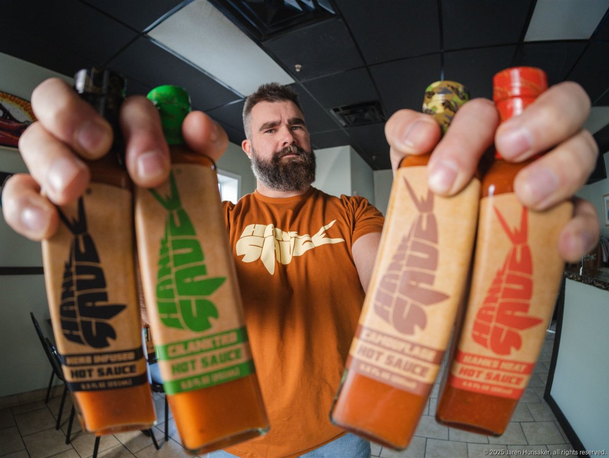 Jason Kelce invests in Jersey Shore's Hank Sauce - Philadelphia