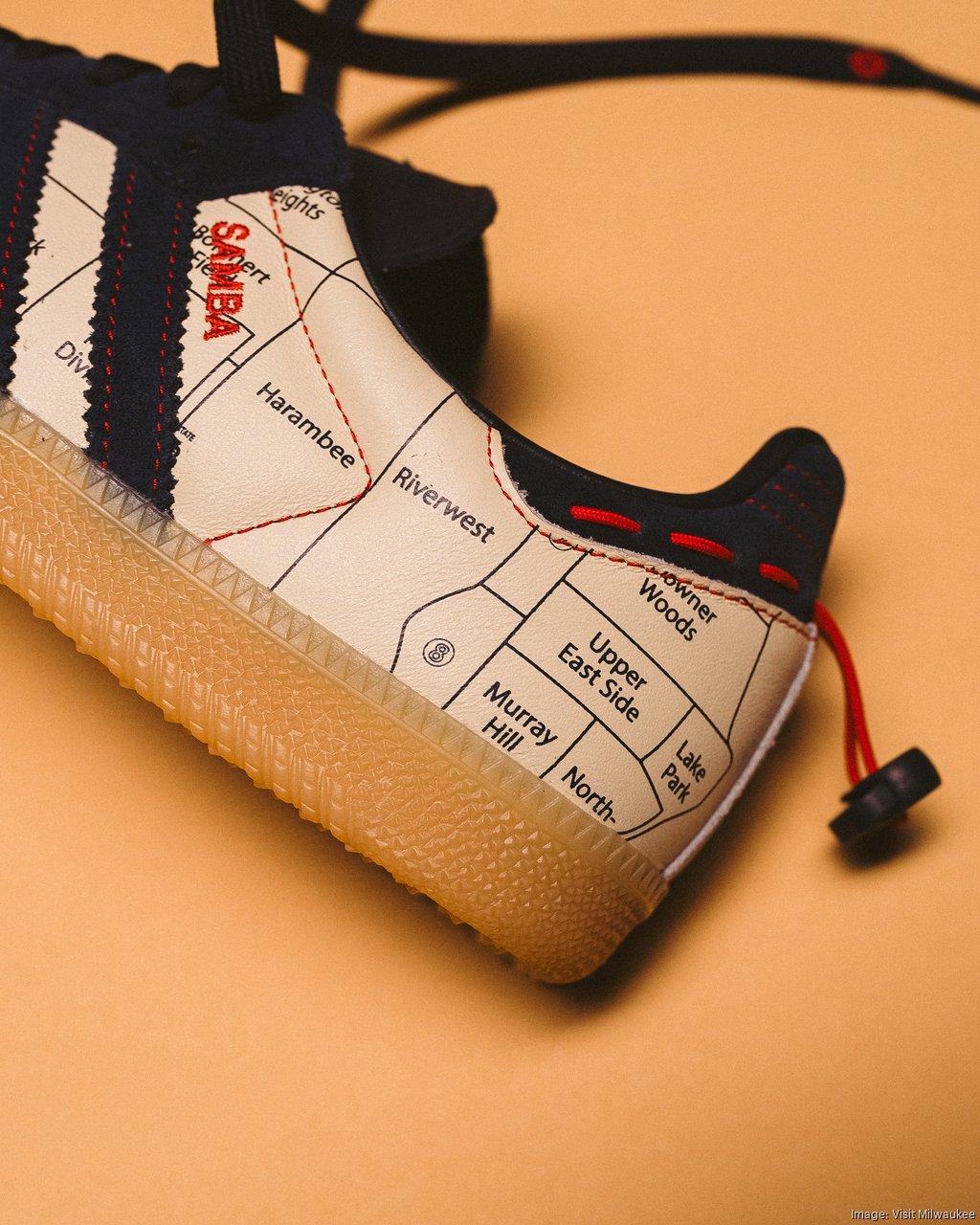 Shake James, Visit Milwaukee debut limited-edition Adidas shoes - Milwaukee  Business Journal