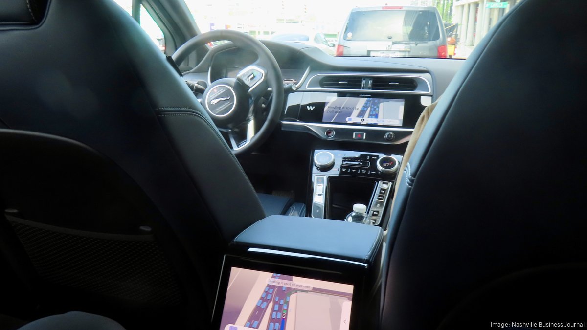 Waymo Rear Screen Waymo launches in Nashville, here's what it was like as a passenger ...
